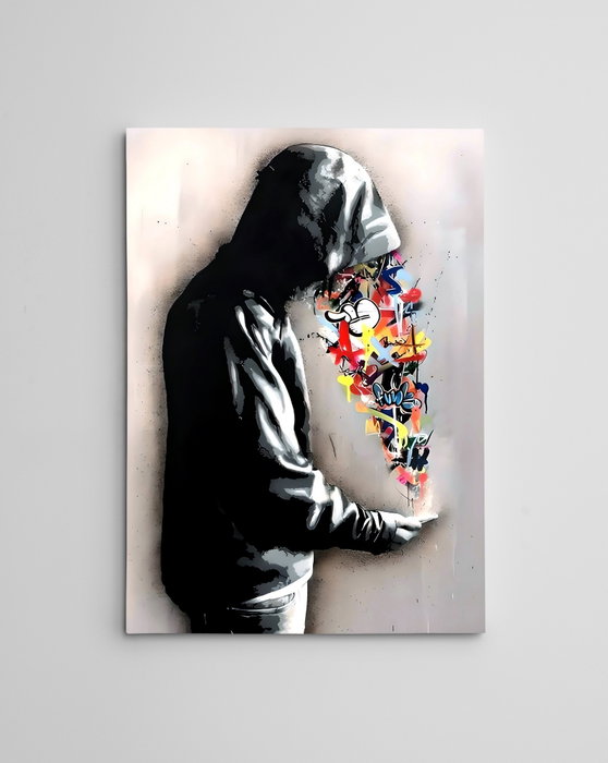 Wallity Cuadro Decorativo en Lienzo Multicolor 50 x 70 cm